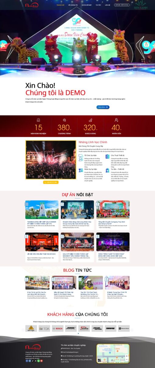 Theme wordpress tổ chức sự kiện