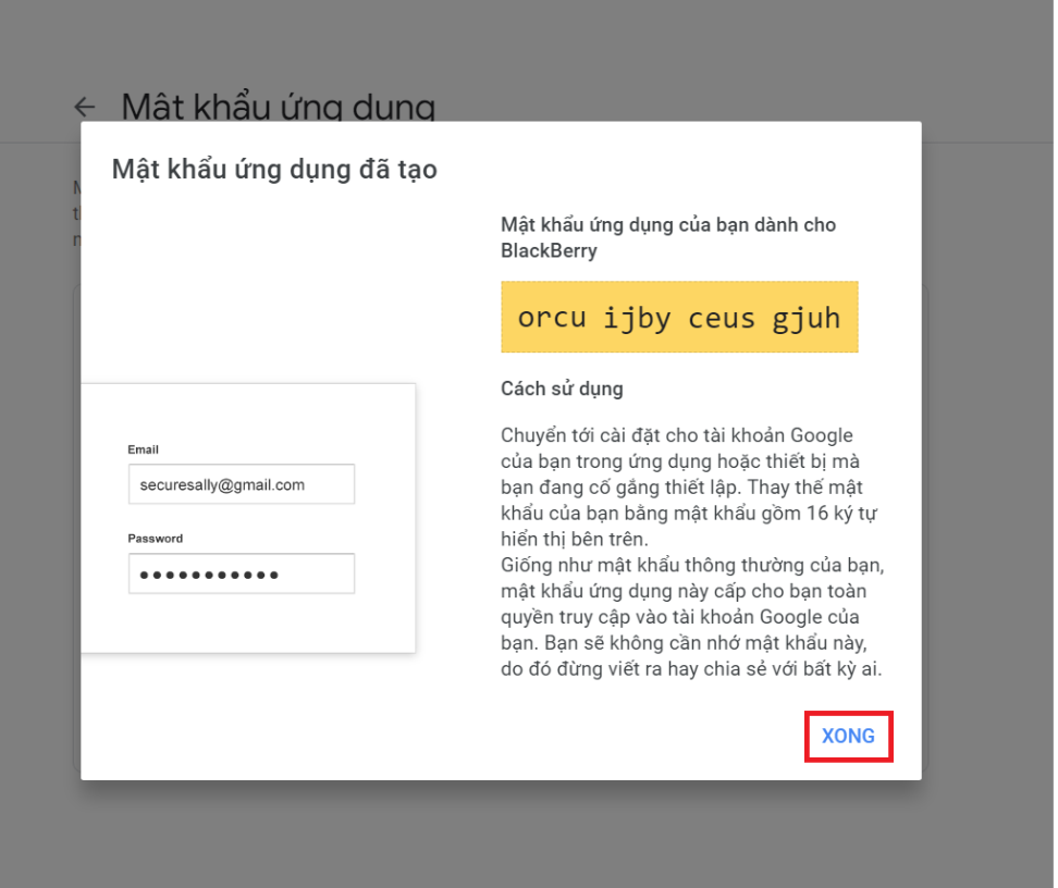 Cách tạo mật khẩu ứng dụng Gmail 8